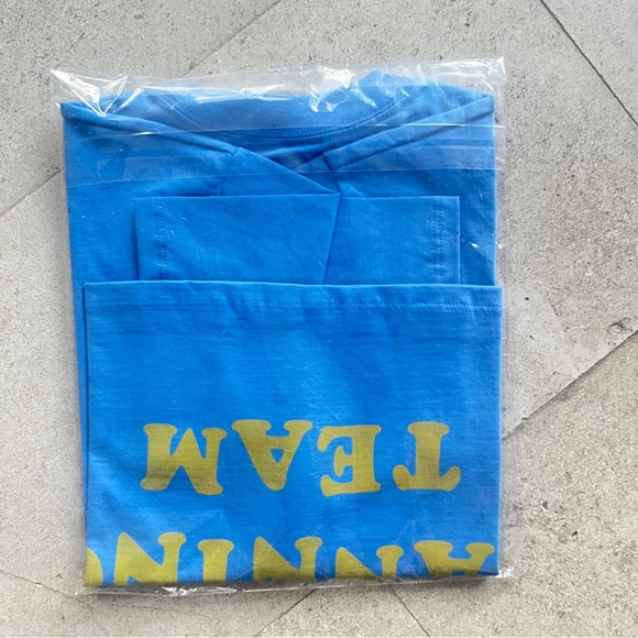 Tanning Team 🧴 Crop Tee - Blue (Sz Small) - Picture 5 of 7